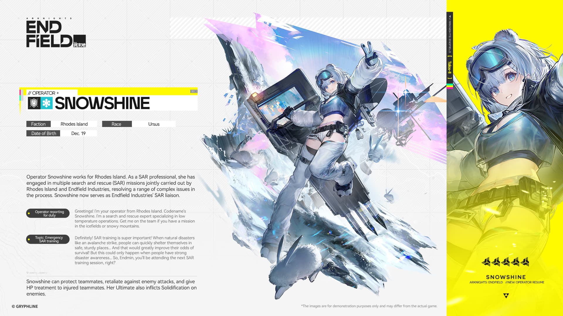 Snowshine Introduction